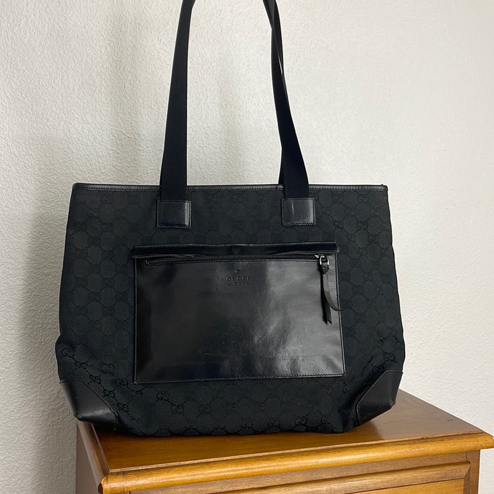Gucci Vintage GG Canvas Tote